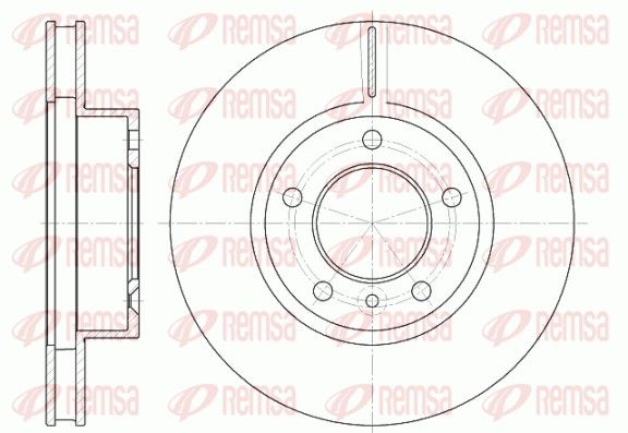 REMSA 6802.10 Brake Disc
