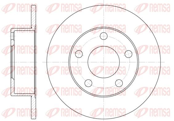 REMSA 6803.00 Brake Disc