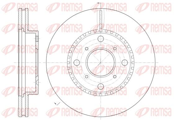 REMSA 6804.10 Brake Disc