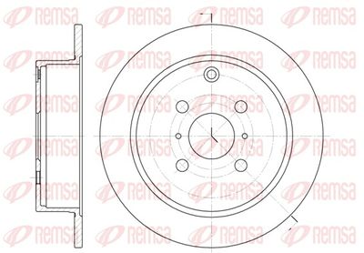 Brake Disc REMSA 6805.00