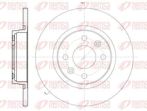 REMSA 6809.00 Brake Disc