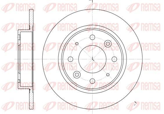 REMSA 6813.00 Brake Disc