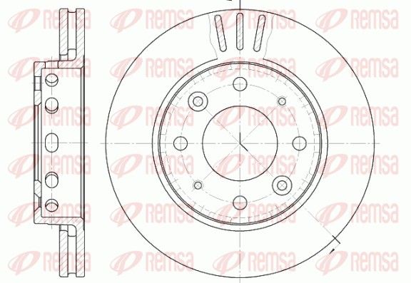REMSA 6815.10 Brake Disc