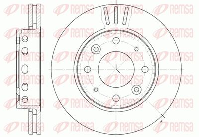 Brake Disc REMSA 6815.10