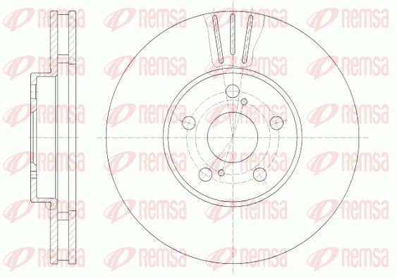 REMSA 6819.10 Brake Disc