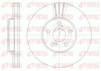 Brake Disc REMSA 6819.10