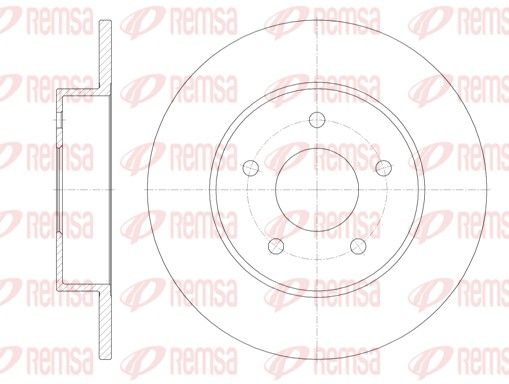 REMSA 6820.00 Brake Disc