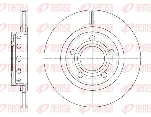 REMSA 6822.10 Brake Disc