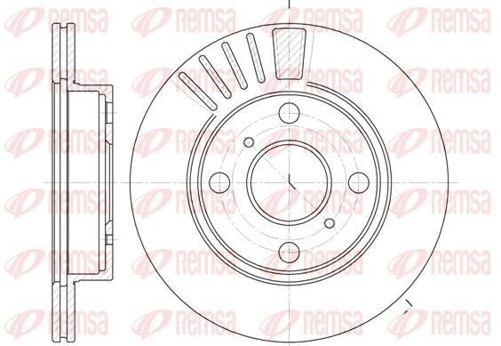 REMSA 6825.10 Brake Disc