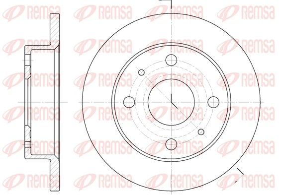 REMSA 6830.00 Brake Disc