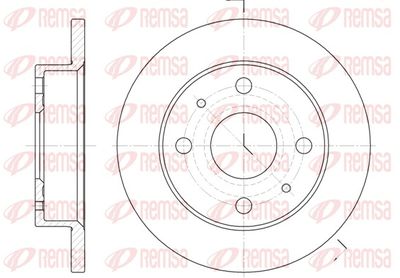 Brake Disc REMSA 6830.00