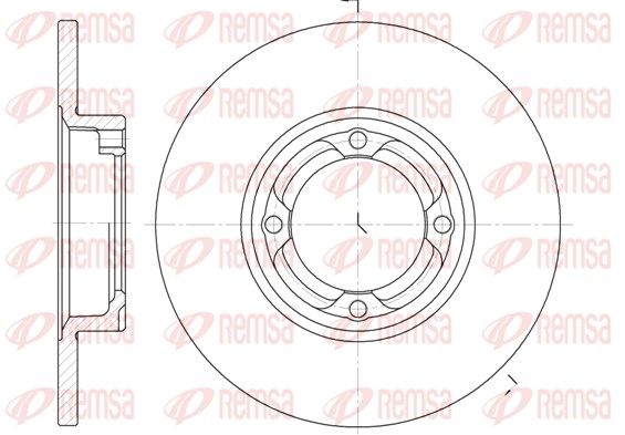 REMSA 6832.00 Brake Disc