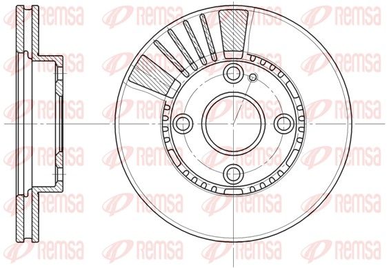 REMSA 6834.10 Brake Disc