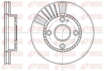 Brake Disc REMSA 6834.10
