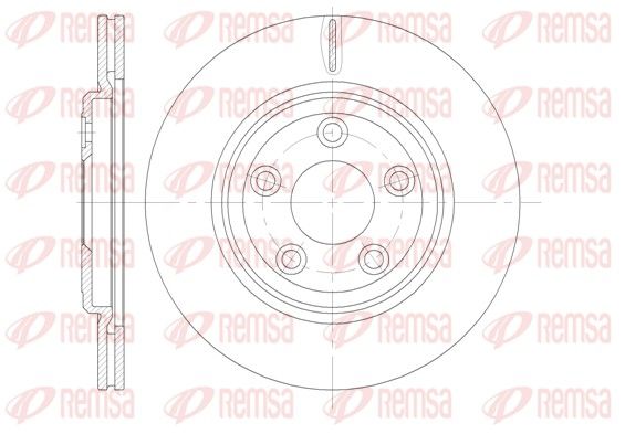 REMSA 6837.10 Brake Disc