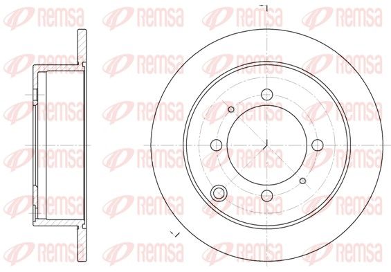REMSA 6838.00 Brake Disc