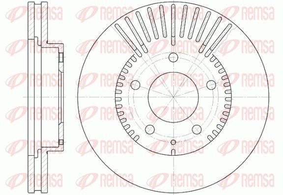 REMSA 6840.10 Brake Disc