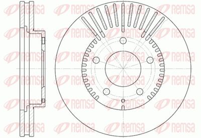Brake Disc REMSA 6840.10