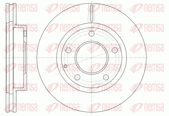 REMSA 6841.10 Brake Disc