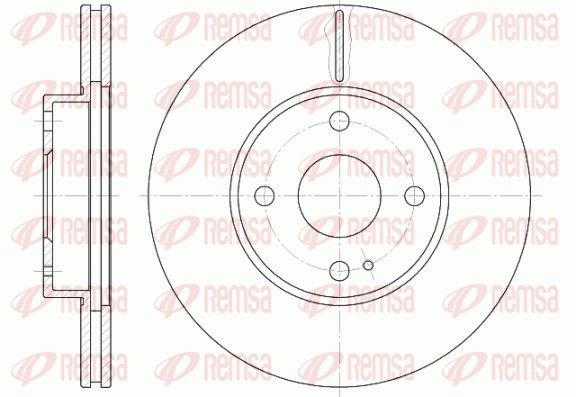 REMSA 6843.10 Brake Disc