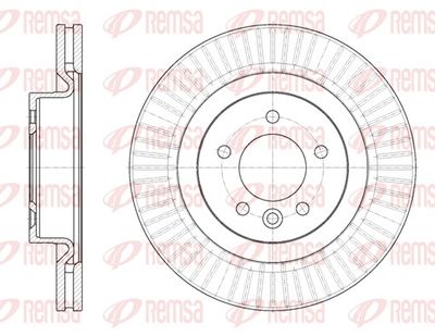 Brake Disc REMSA 6851.10