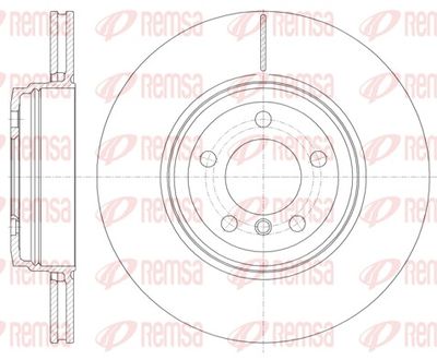 Brake Disc REMSA 6852.10