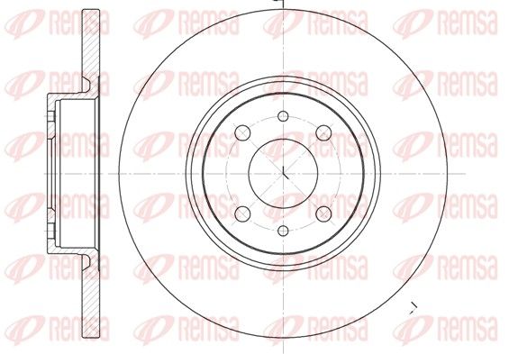 REMSA 6860.00 Brake Disc