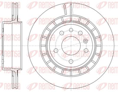 Brake Disc REMSA 6861.10
