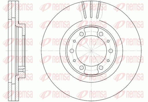 REMSA 6868.10 Brake Disc