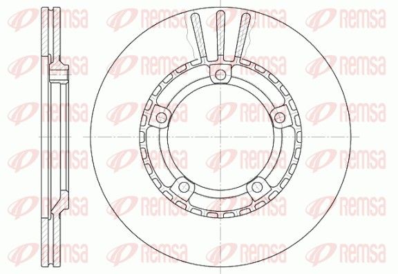 REMSA 6870.10 Brake Disc