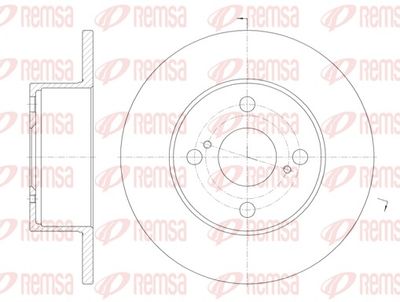 Brake Disc REMSA 6871.00