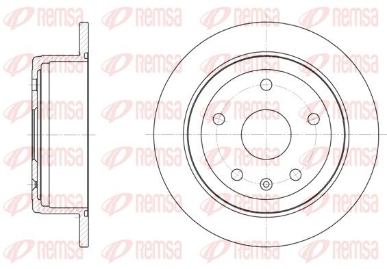 REMSA 6872.00 Brake Disc