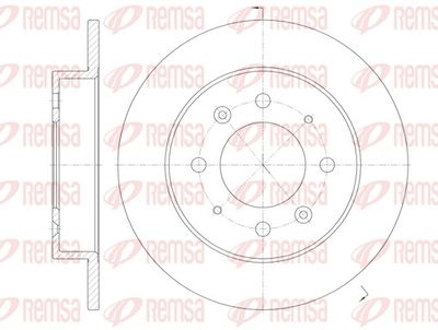 Brake Disc REMSA 6874.00