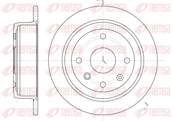 REMSA 6876.00 Brake Disc