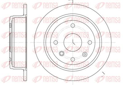 Brake Disc REMSA 6876.00