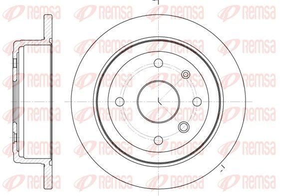 REMSA 6877.00 Brake Disc