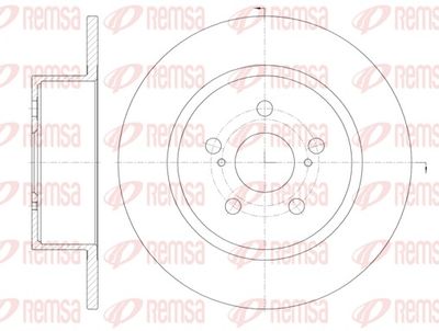 Brake Disc REMSA 6878.00