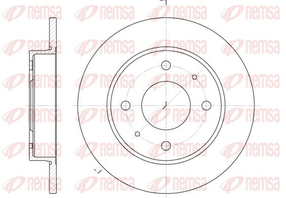 REMSA 6879.00 Brake Disc