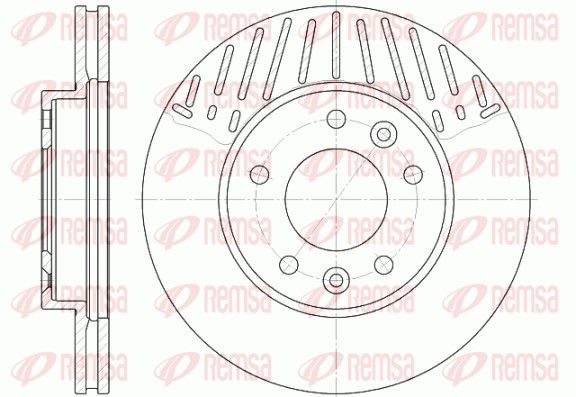 REMSA 6885.10 Brake Disc
