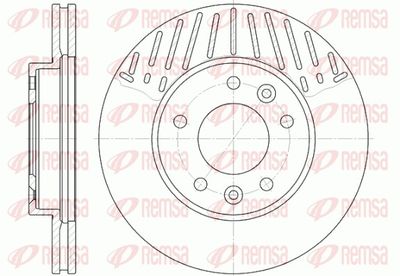 Brake Disc REMSA 6885.10