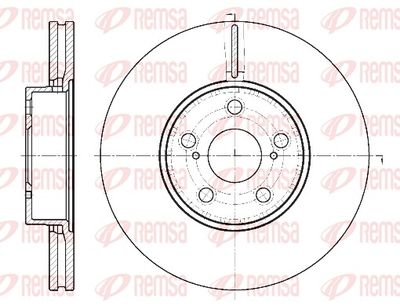 Brake Disc REMSA 6887.10