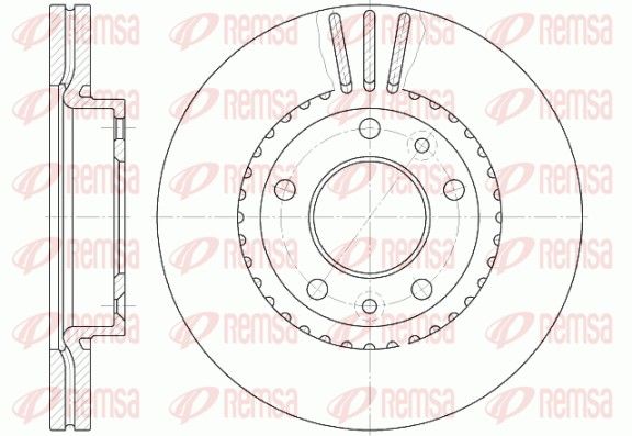 REMSA 6888.10 Brake Disc
