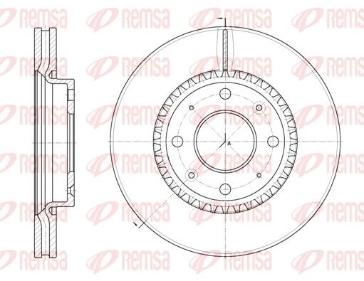 REMSA 6889.10 Brake Disc