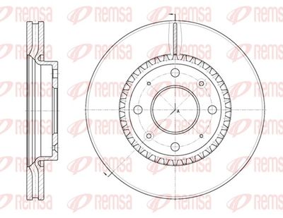 Brake Disc REMSA 6889.10