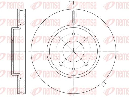 REMSA 6890.10 Brake Disc