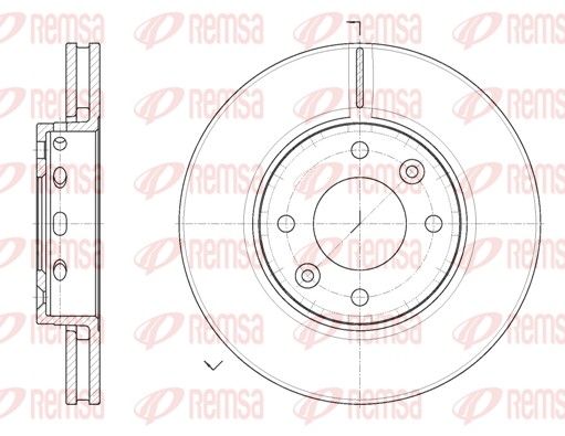 REMSA 6891.10 Brake Disc