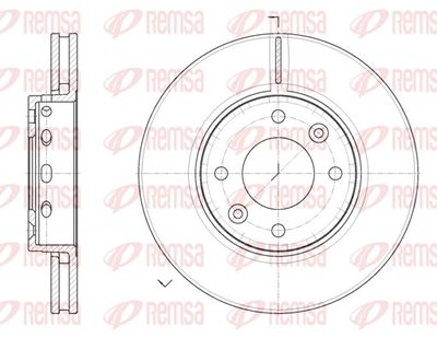 Brake Disc REMSA 6891.10