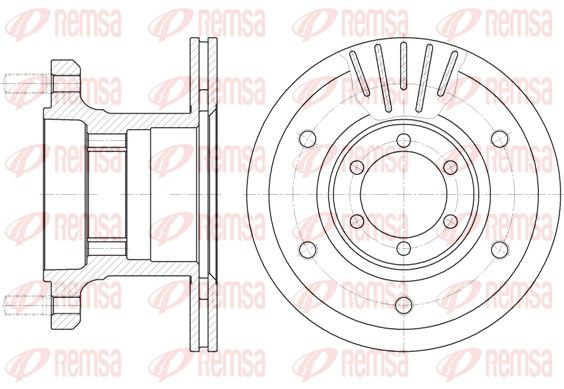 REMSA 6894.10 Brake Disc
