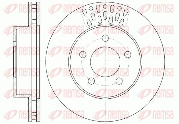 REMSA 6895.10 Brake Disc