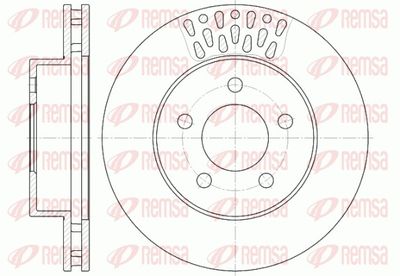 Brake Disc REMSA 6895.10